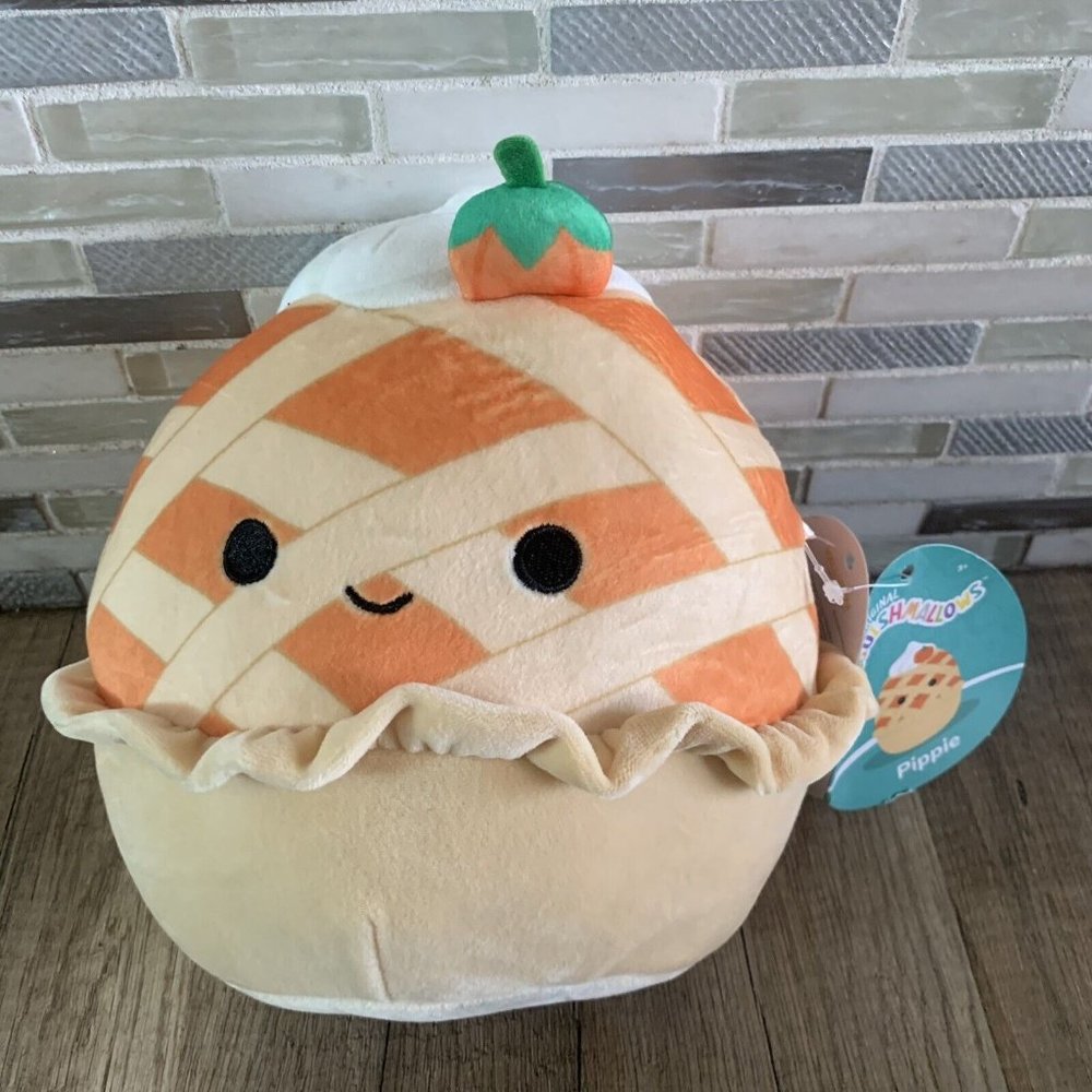 Squishmallow 8" Pippie the Pumpkin Pie Fall Holiday Plush Toy